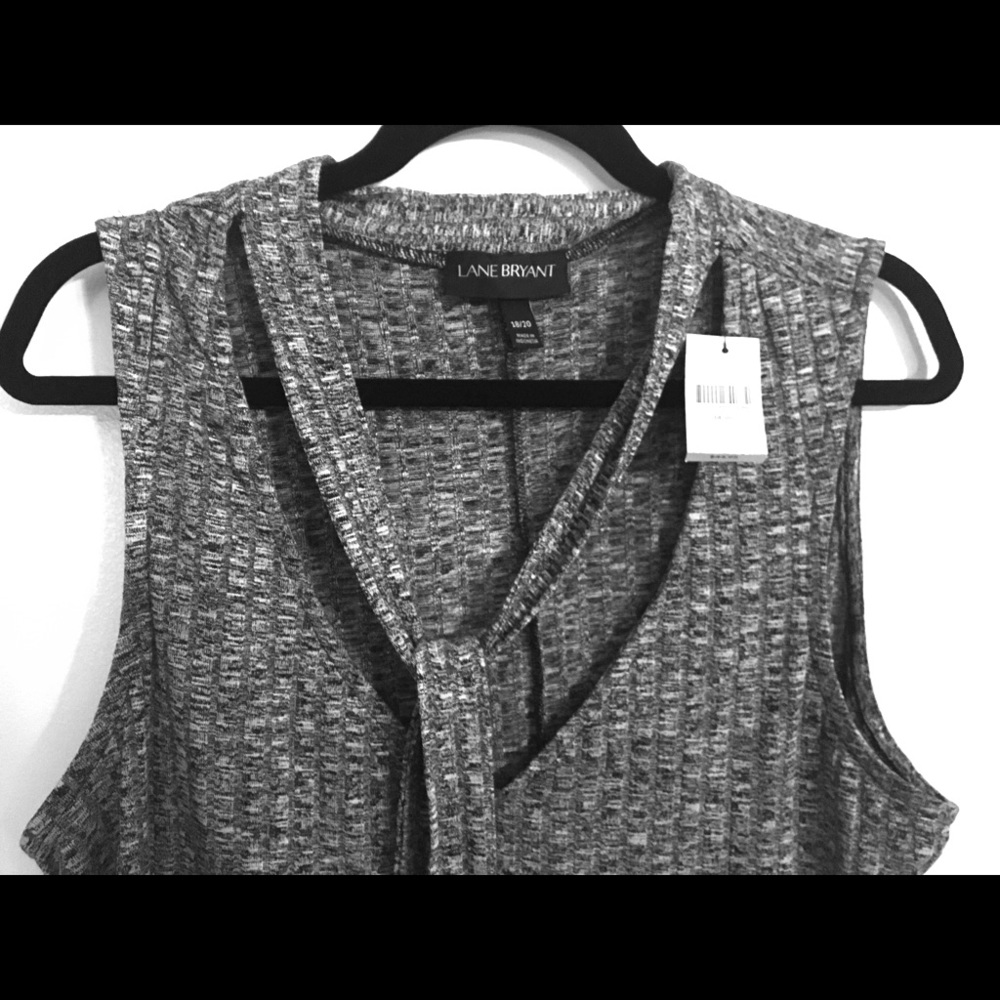 NWT Lane Bryant grey sweater - size 18/20